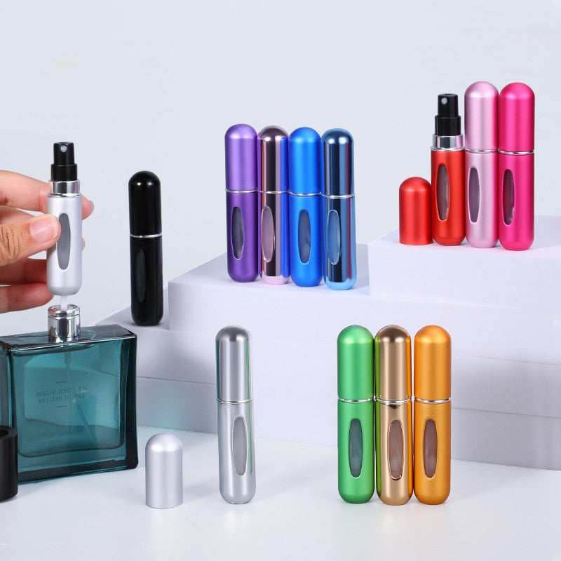 FitFrasco portátil para perfume-KIT 3 Porta Perfume Recarregável
